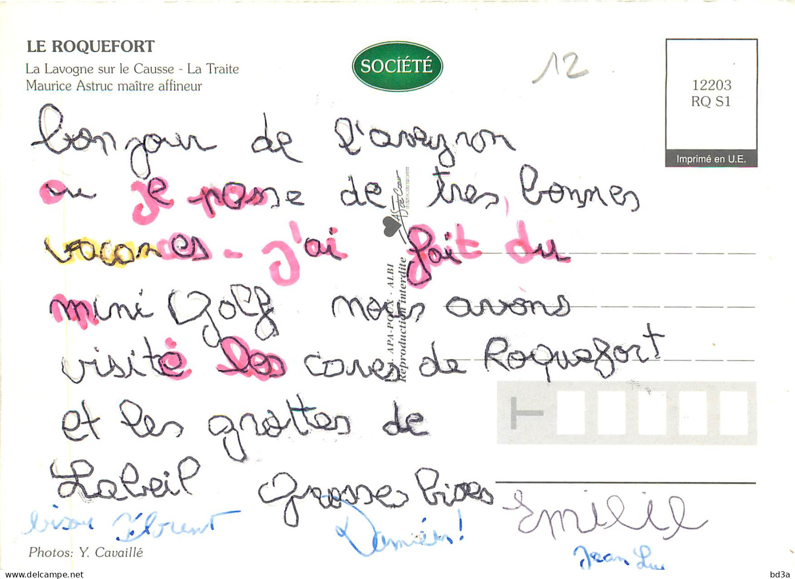 12 ROQUEFORT MULTIVUES - Roquefort