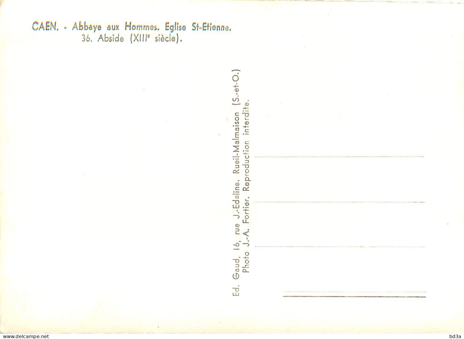 14 CAEN ABBAYE AUX HOMMES - Caen