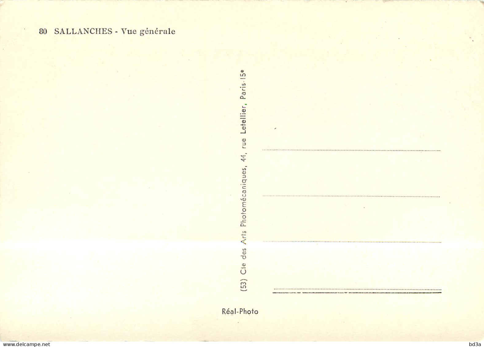 74 SALLANCHES - Sallanches