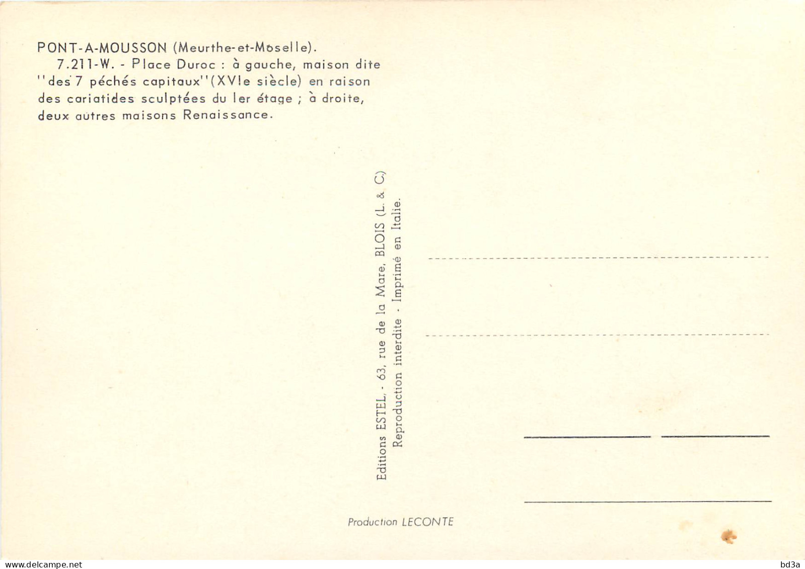 54 PONT A MOUSSON - Pont A Mousson