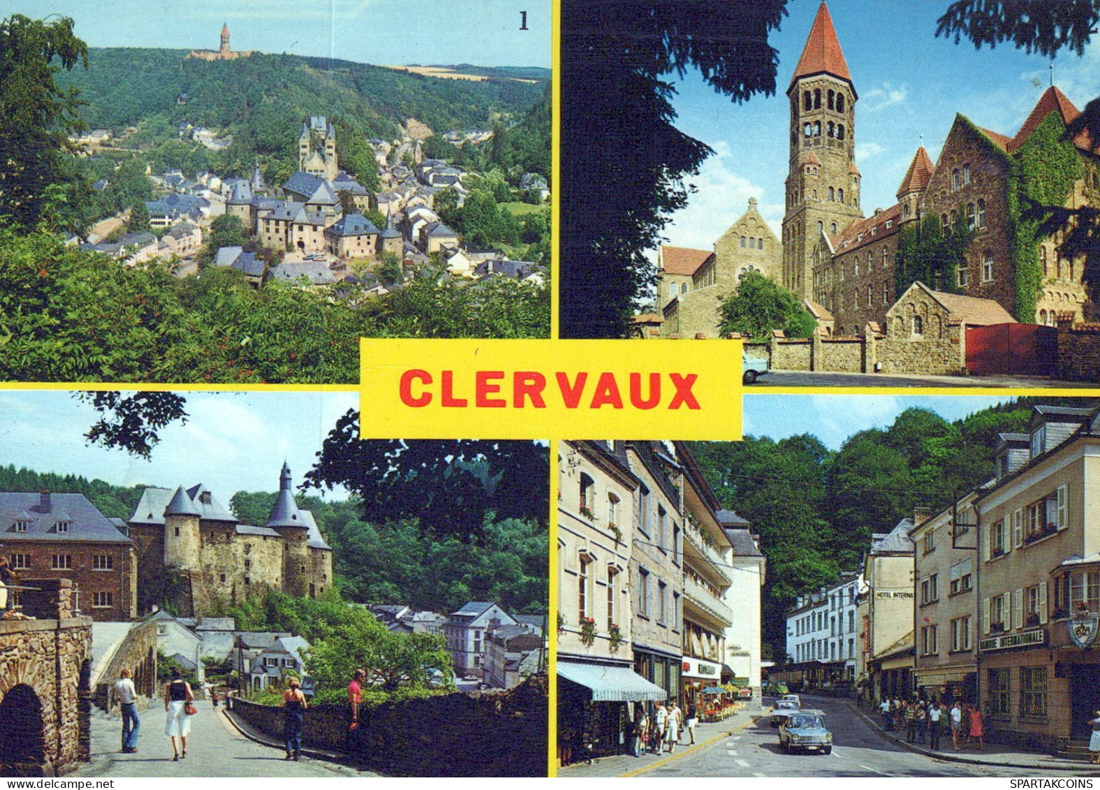 Luxembourg Clervaux Vues Multiples Architecture Abbaye Chateau #SAP733.A - Clervaux