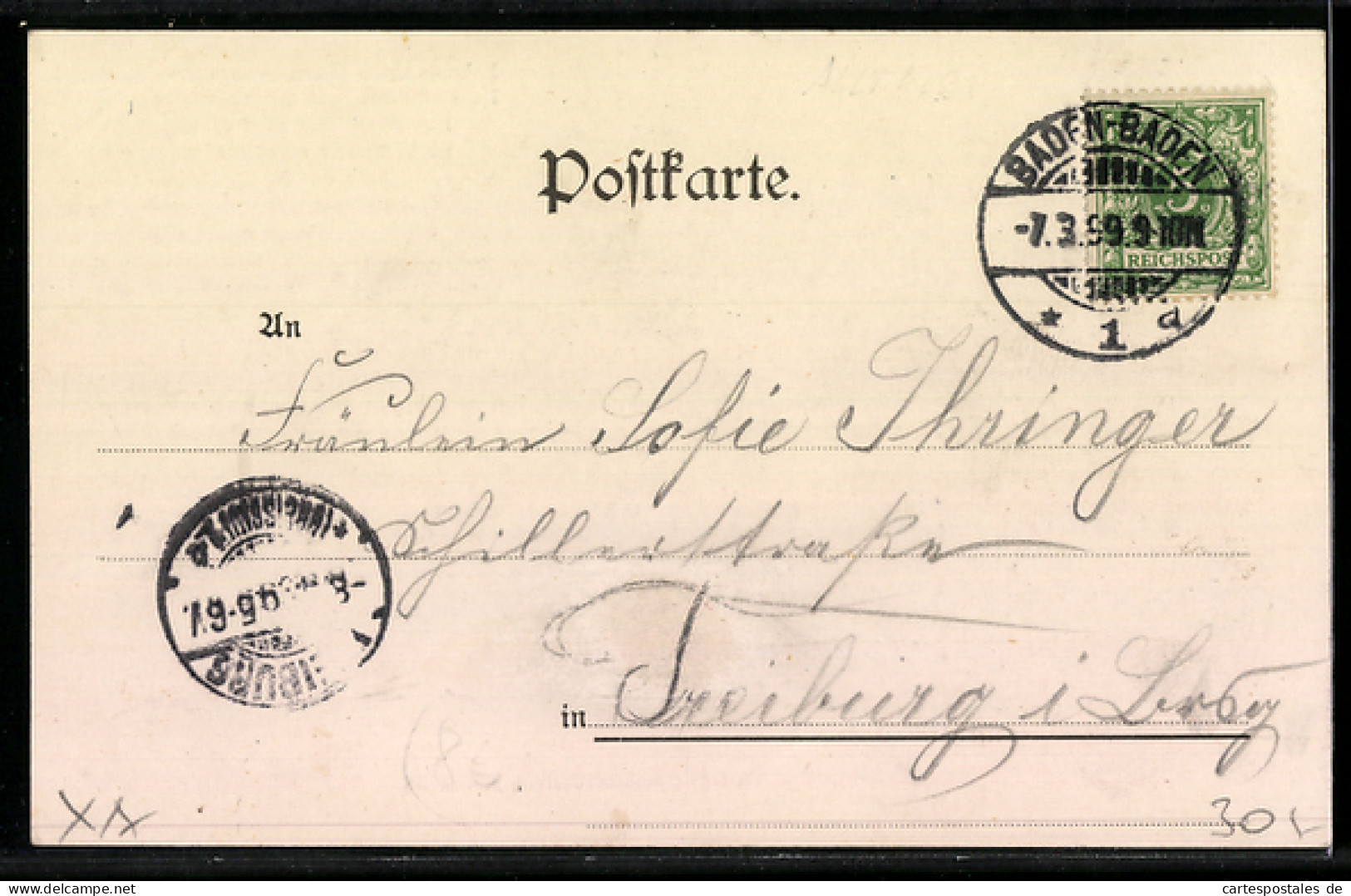 AK Eintausend Reichsmark-Schein - Münzen (Abb.)