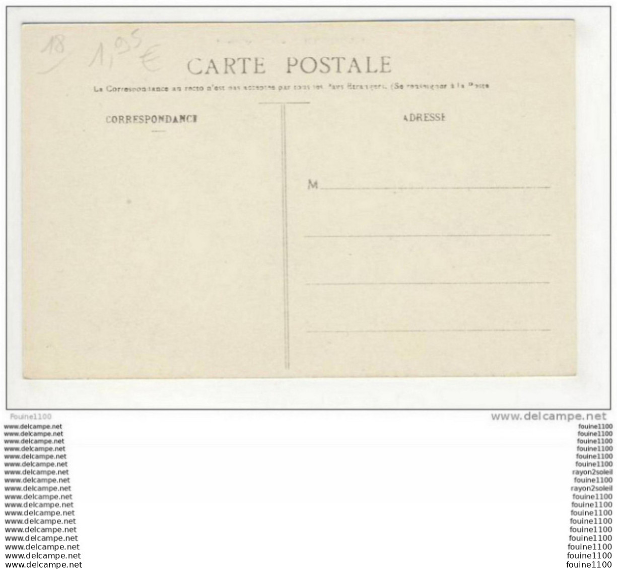 Carte De Sancerre Chavignol - Sancerre