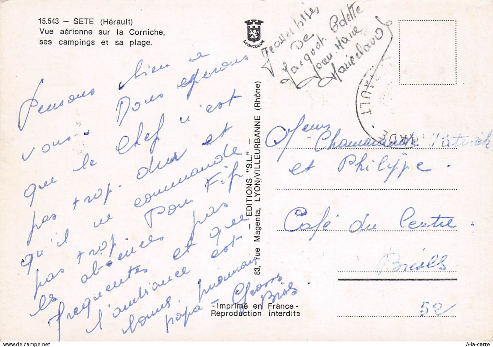 34 SETE LA CORNICHE - Sete (Cette)