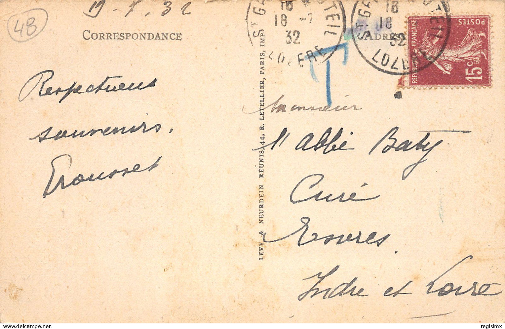 48-MENDE-N°3496-E/0009 - Mende