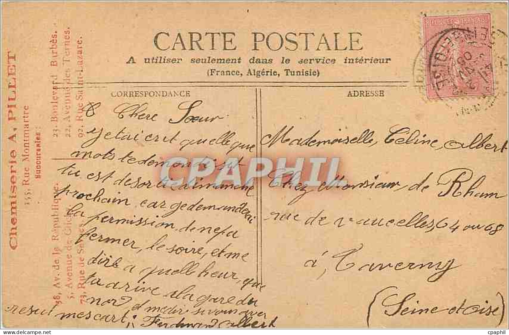 CPA Jane Breuil Et Rex - Paare