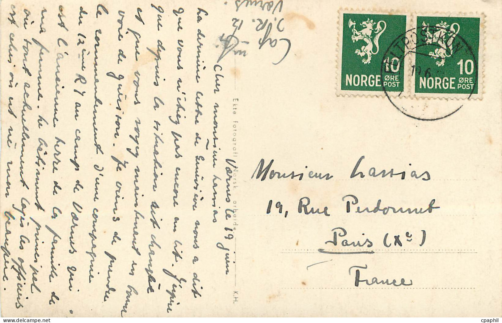 CPA Vernes Hovedgard - Norwegen
