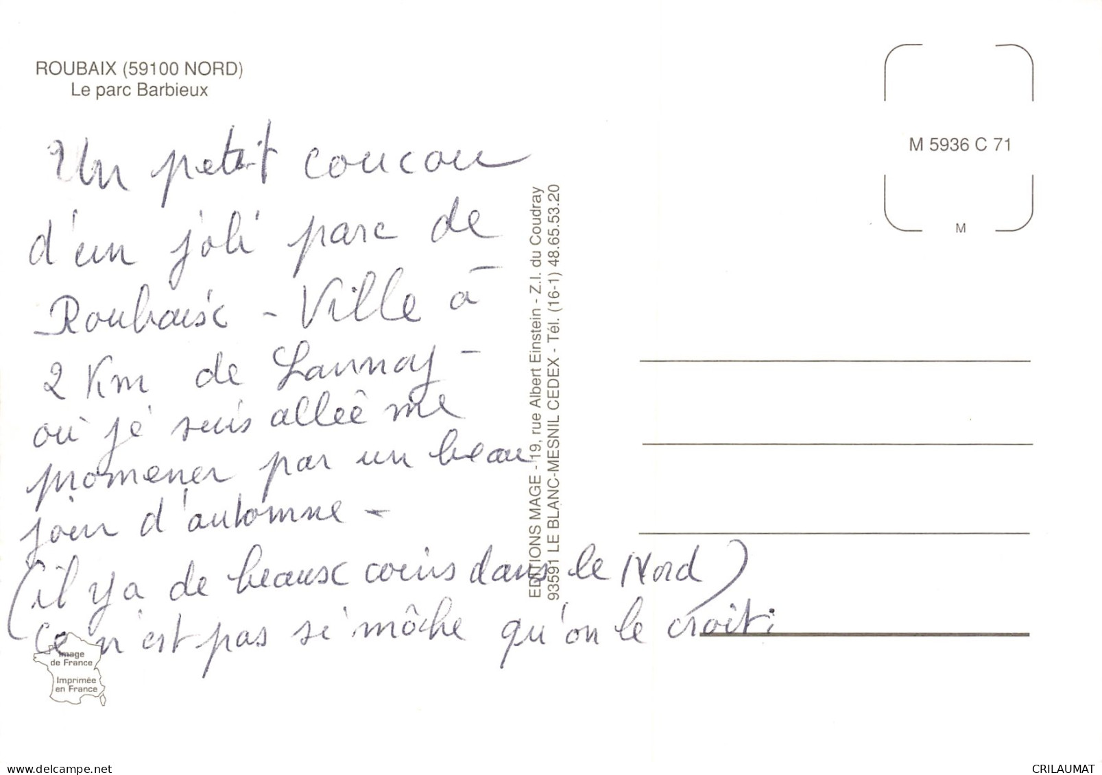59 ROUBAIX - Roubaix