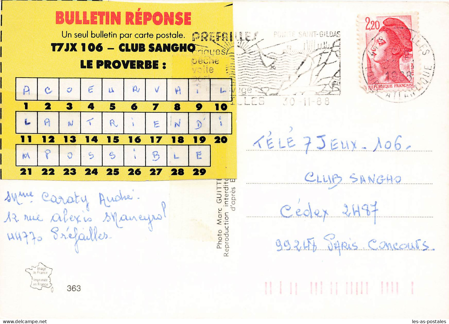 44 PREFAILLES - Préfailles