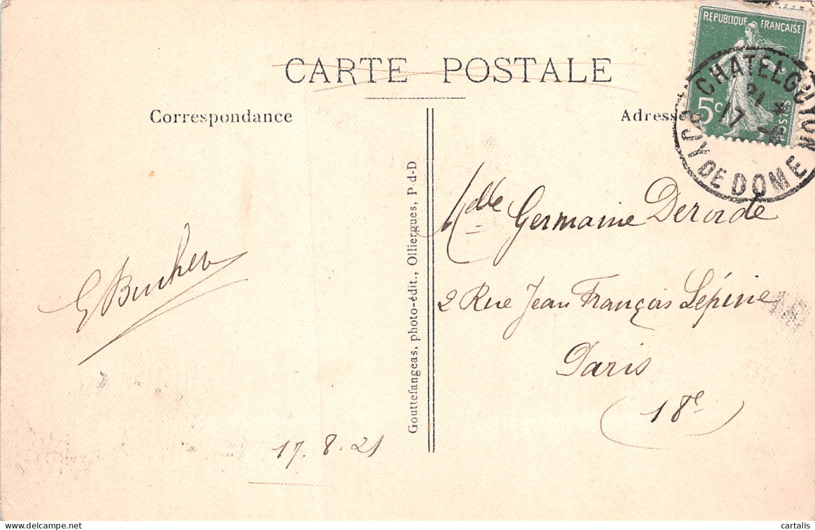 63-CHATEL GUYON-N°3897-E/0269 - Châtel-Guyon