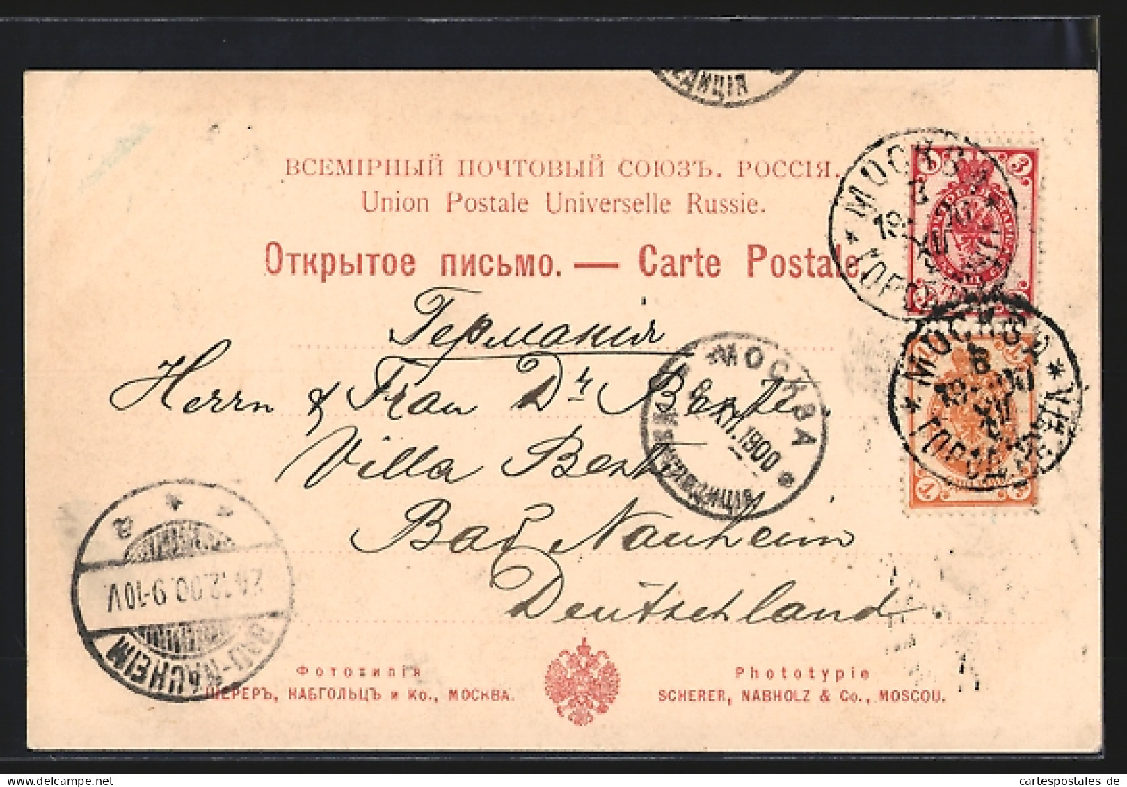 AK Moscou, Vue Général - Russland