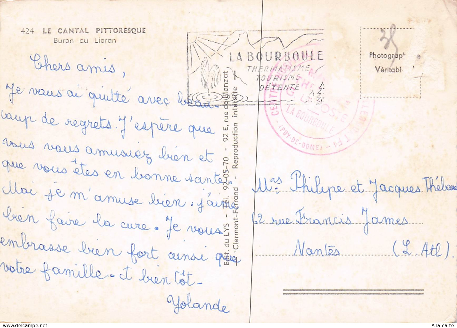 63 LA BOURBOULE THERMES - La Bourboule