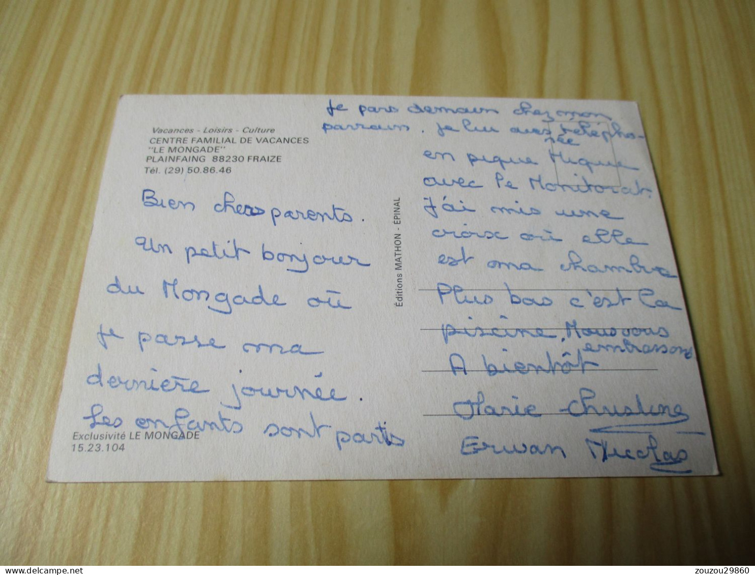 Plainfaing (88).Centre Familial De Vacances " Le Mongade ". - Plainfaing