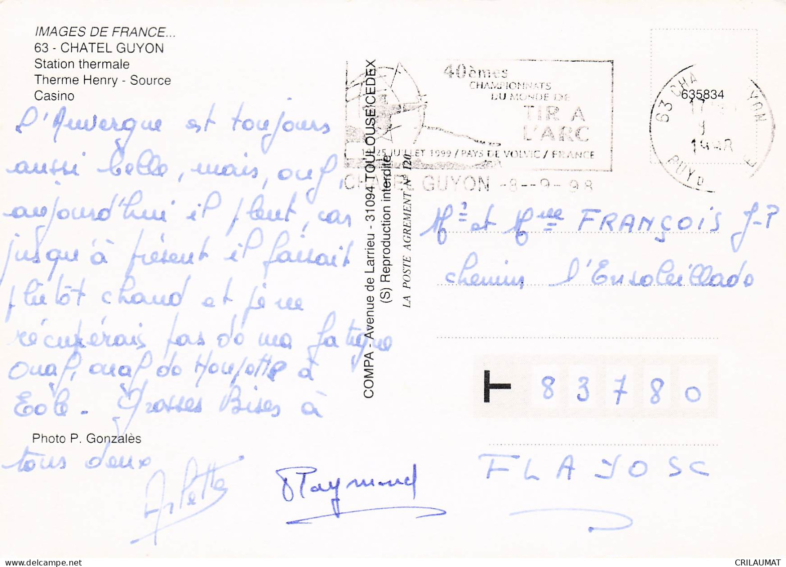 63 CHATEL GUYON STATION THERMALE - Châtel-Guyon