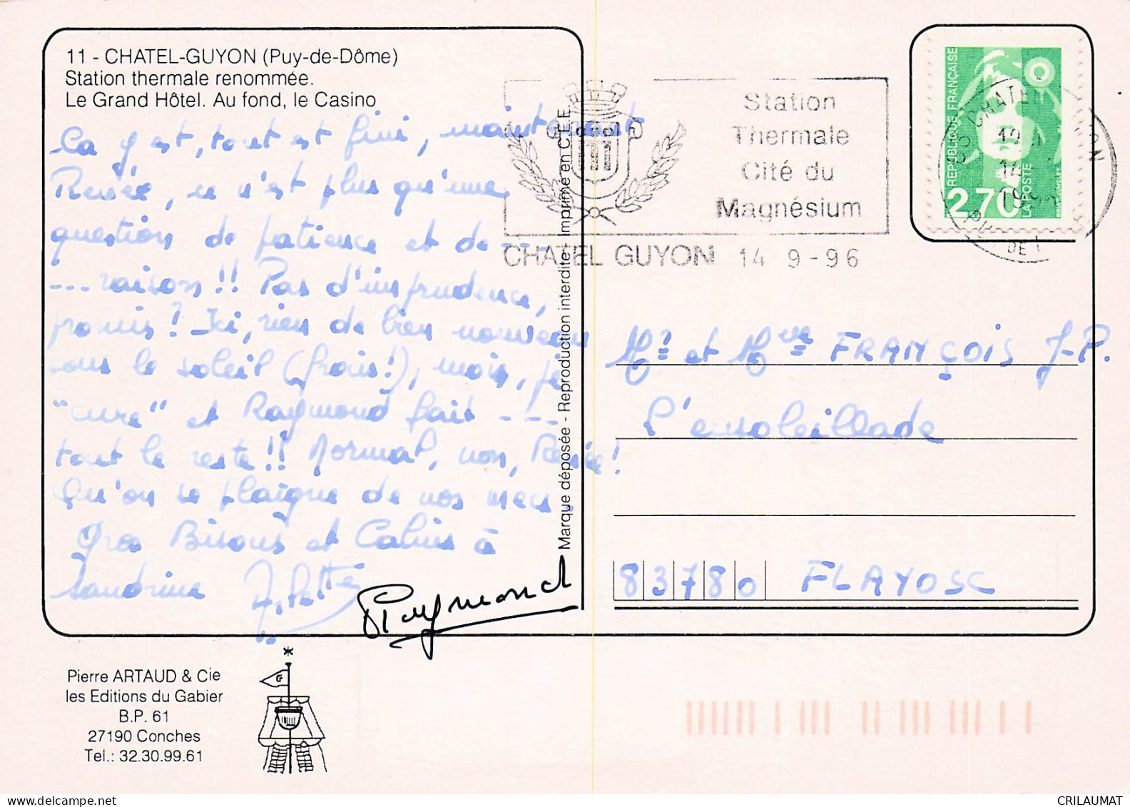 63 CHATEL GUYON STATION THERMALE - Châtel-Guyon