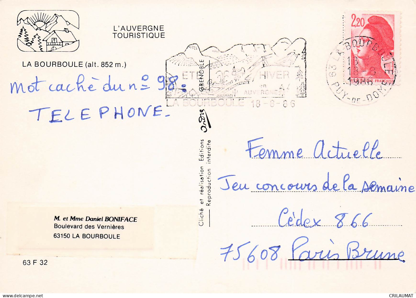 63 LA BOURBOULE LA BOURBOULE - La Bourboule