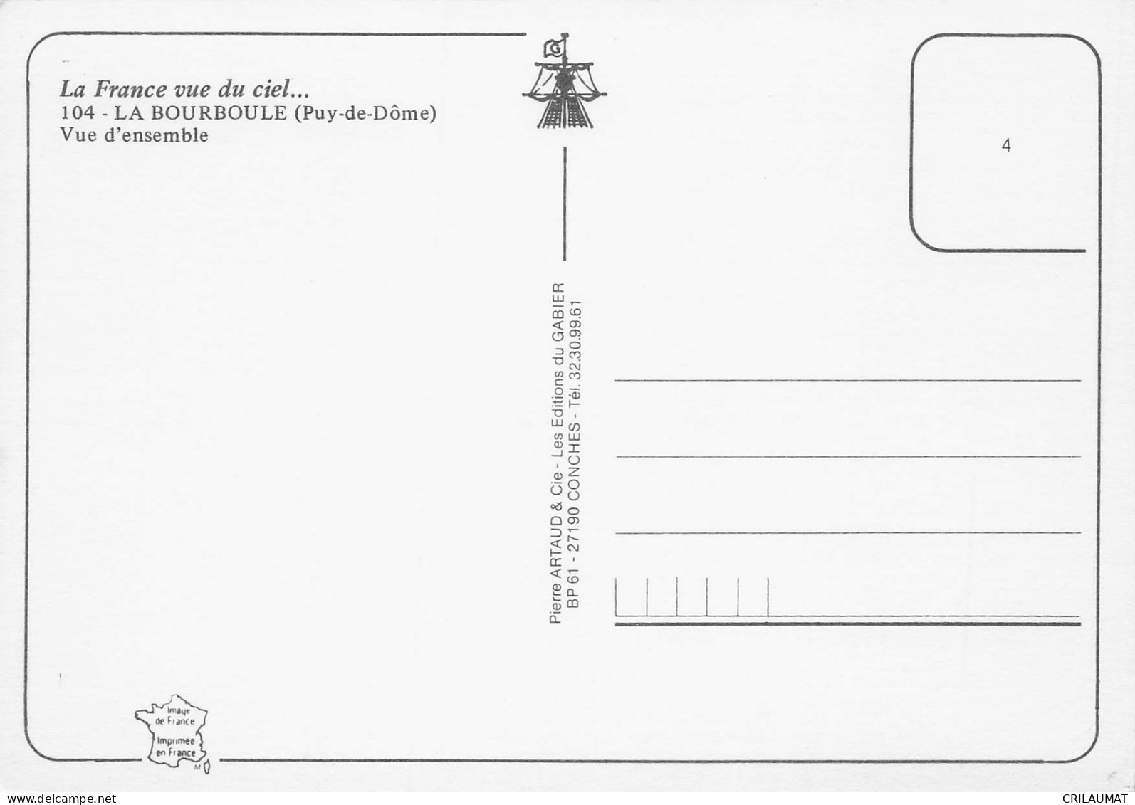 63 LA BOURBOULE VUE D ENSEMBLE - La Bourboule