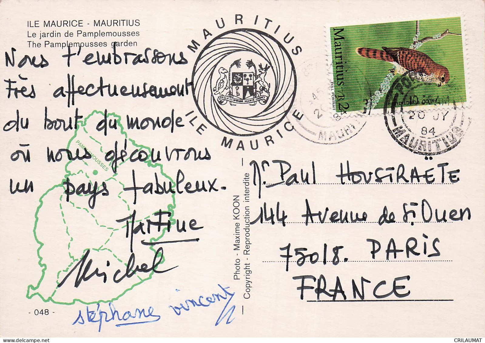 MAURICE PAMPLEMOUSSES - Mauritius