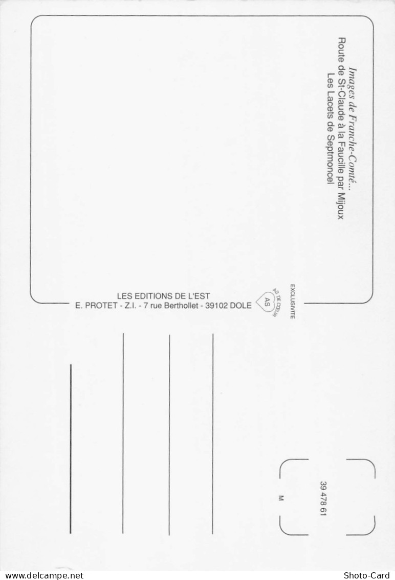 39 SEPTMONCEL LACETS DE SEPTMONCEL - Septmoncel