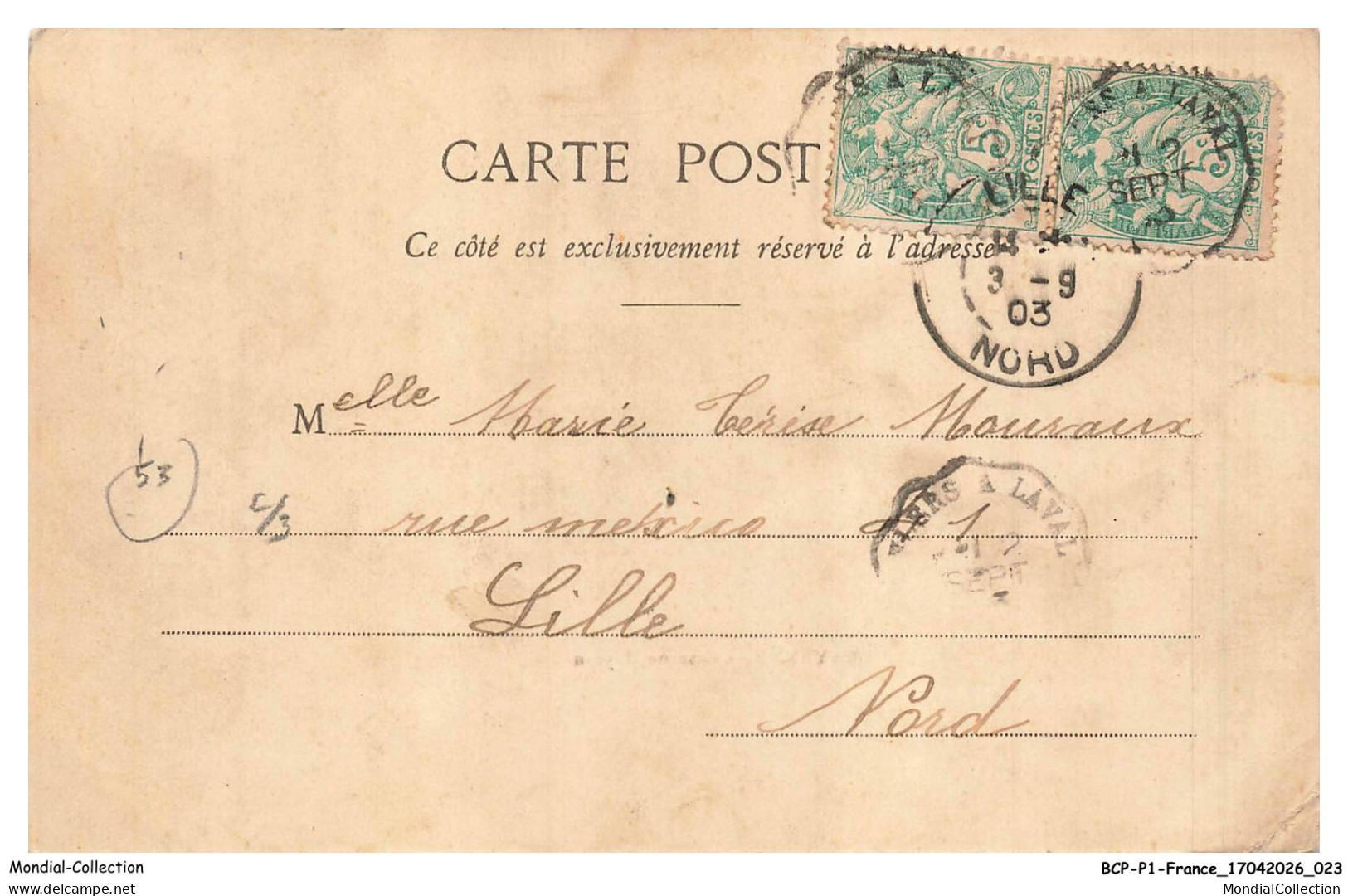 BCPP1-0012-53 - MAYENNE - Casernee Mayran - Mayenne
