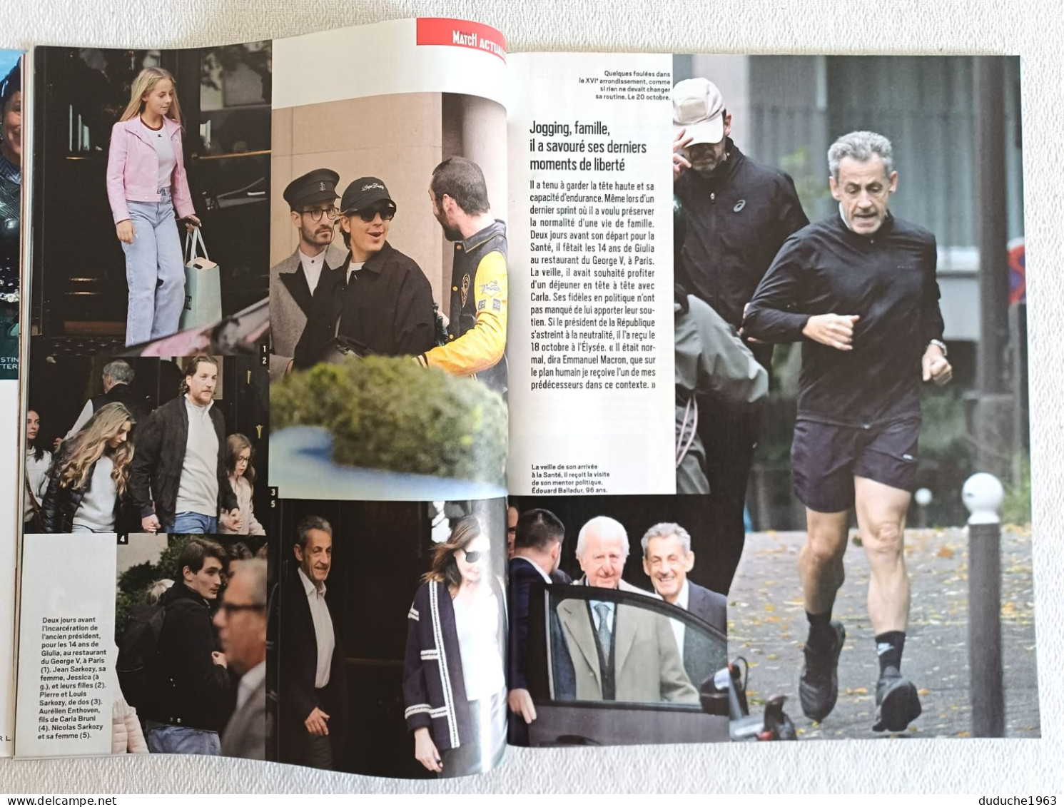 Journal:Paris Match N°3990. N. Sarkozy, L'épreuve - Vol Bijoux Du Louvre - L'affaire Epstein - Gente
