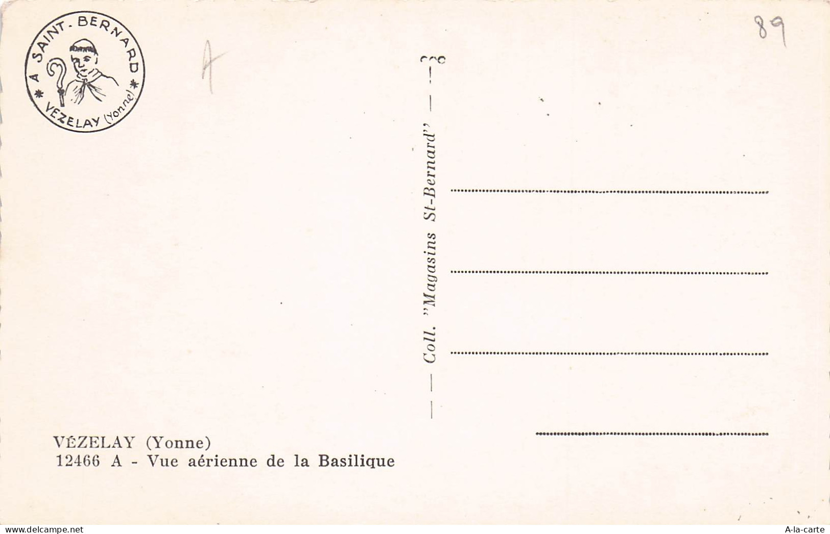 89 VEZELAY BASILIQUE - Vezelay