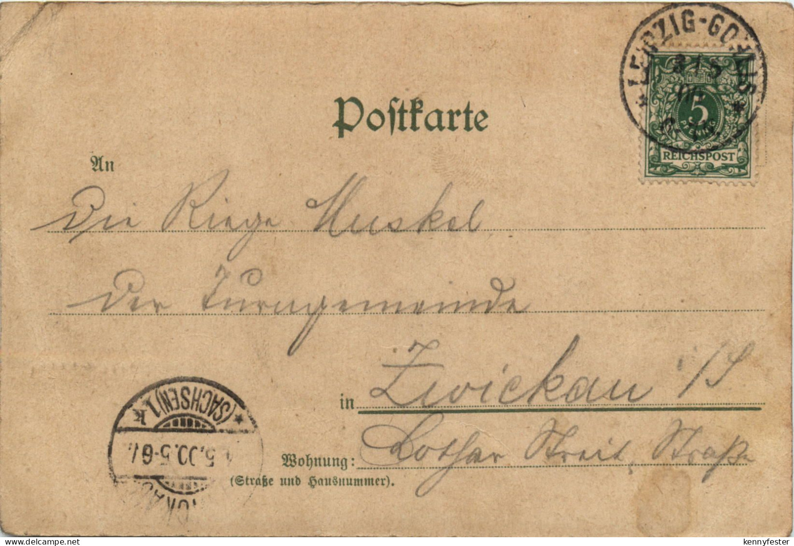 Gruss Aus Leipzig - Litho - Leipzig