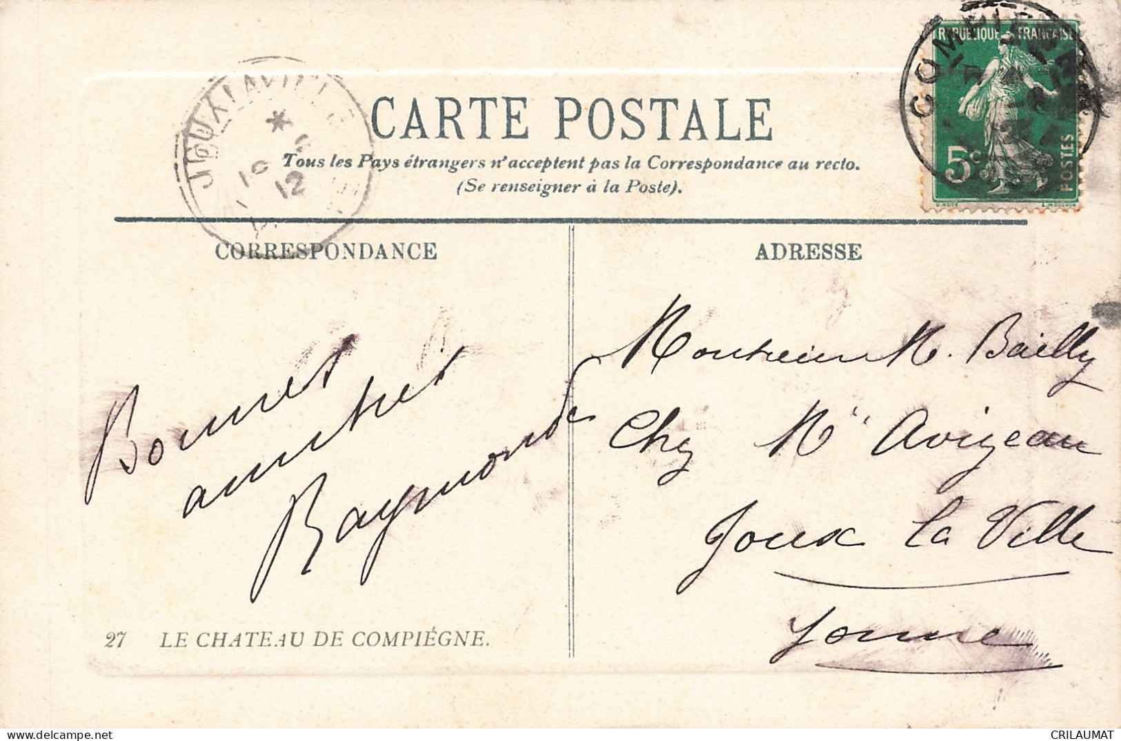 60 COMPIEGNE LE CHÂTEAU - Compiegne