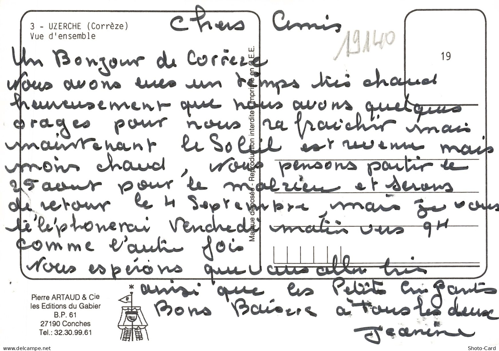 19 UZERCHE - Uzerche