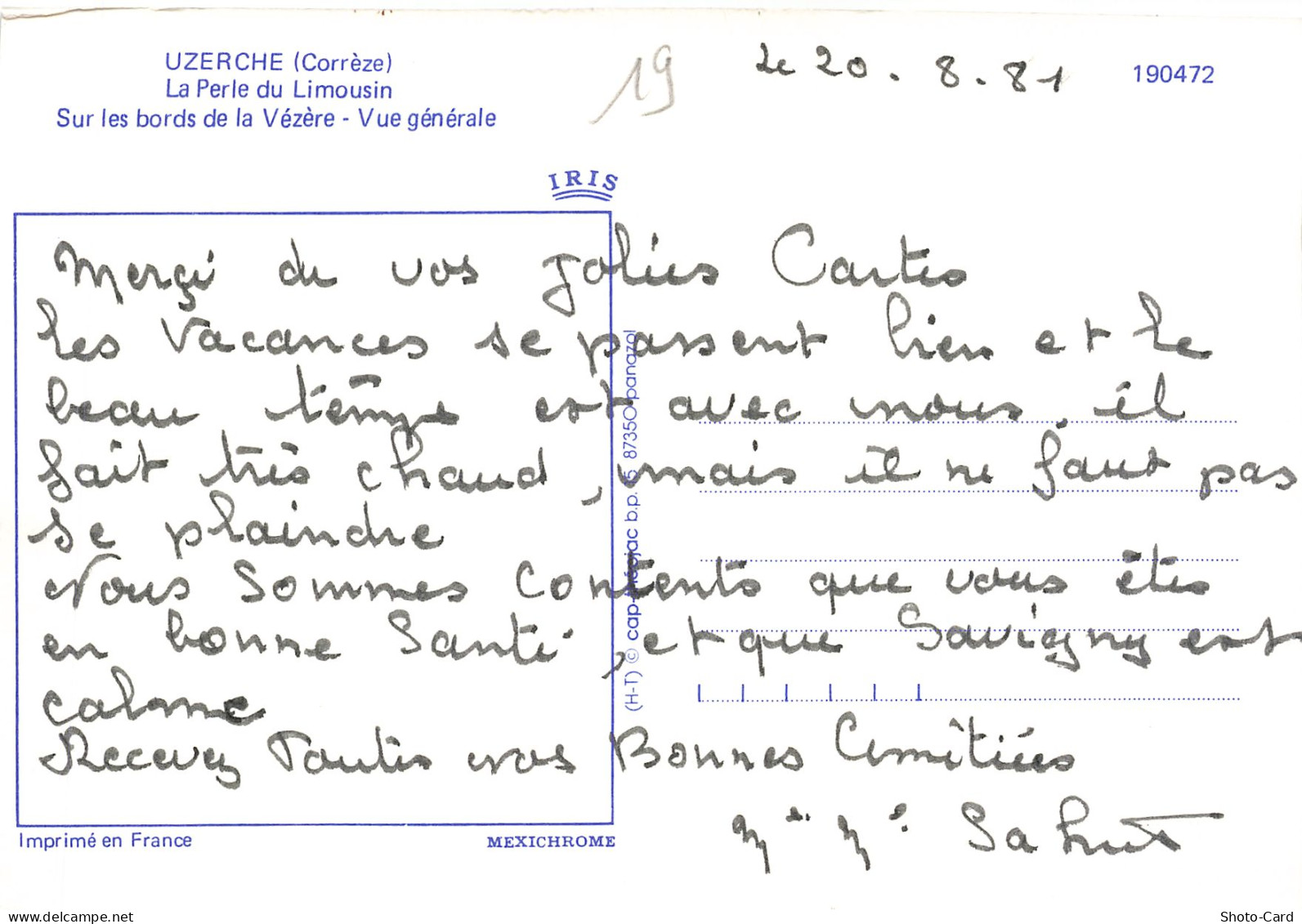 19 UZERCHE - Uzerche