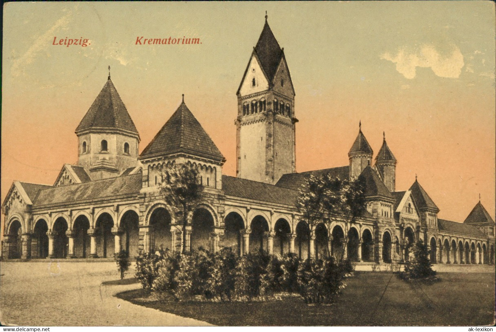 Ansichtskarte Leipzig Krematorium 1917 - Leipzig