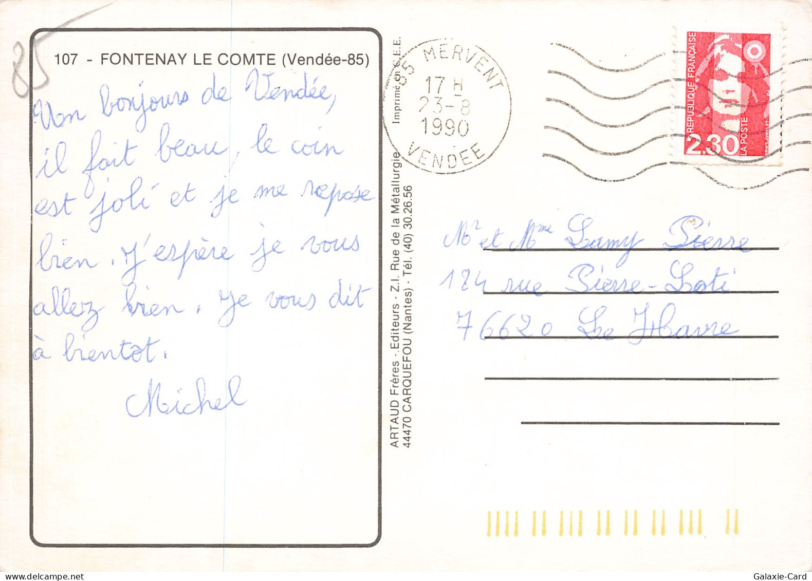 85 FONTENAY LE COMTE - Fontenay Le Comte