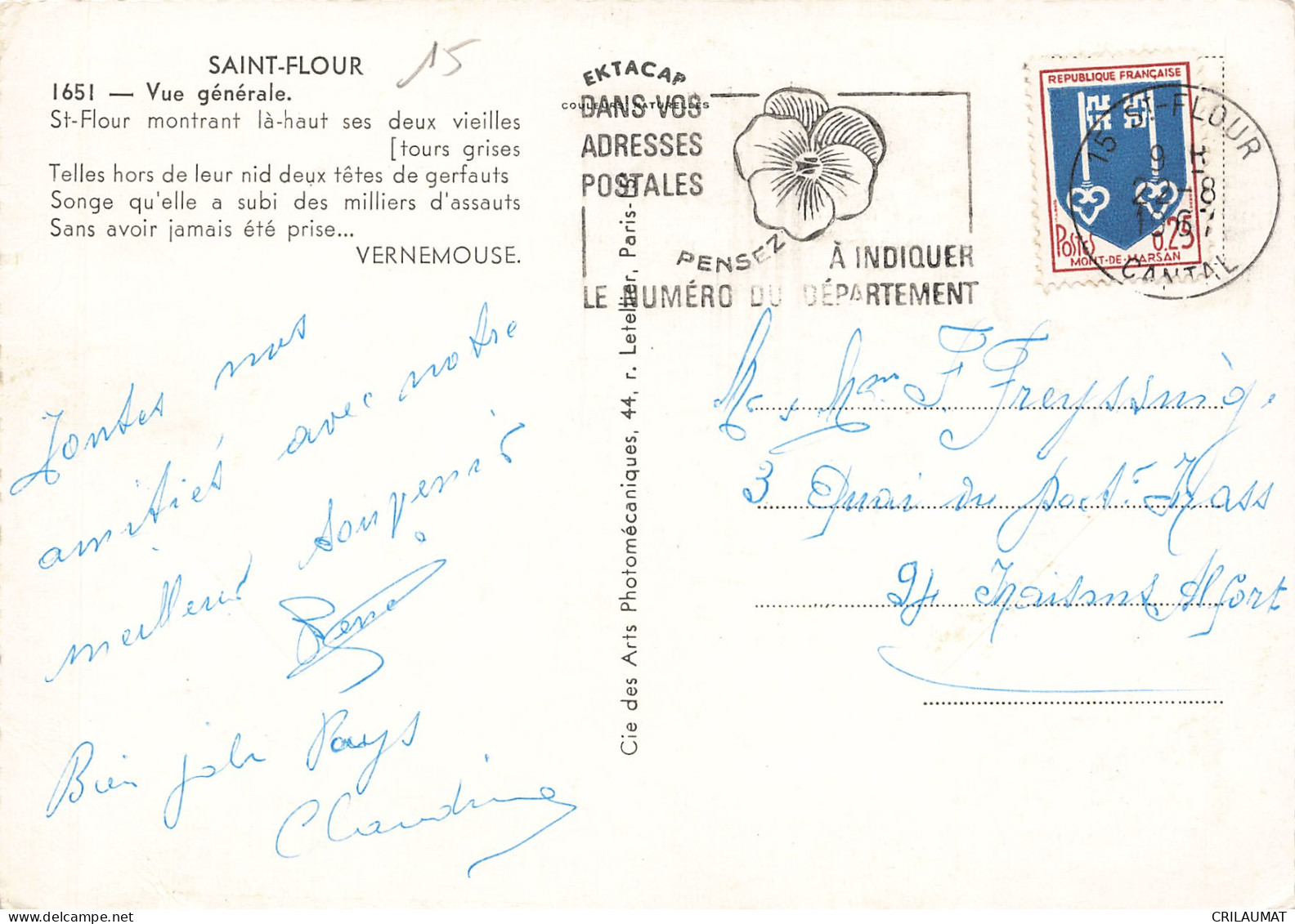 15  SAINT FLOUR - Saint Flour