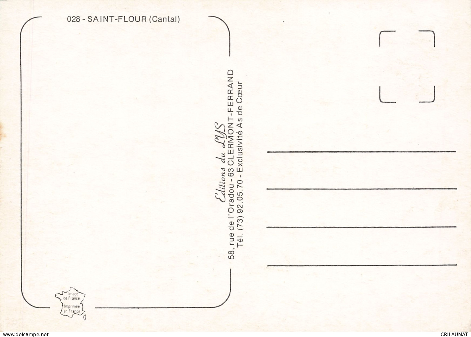15  SAINT FLOUR - Saint Flour