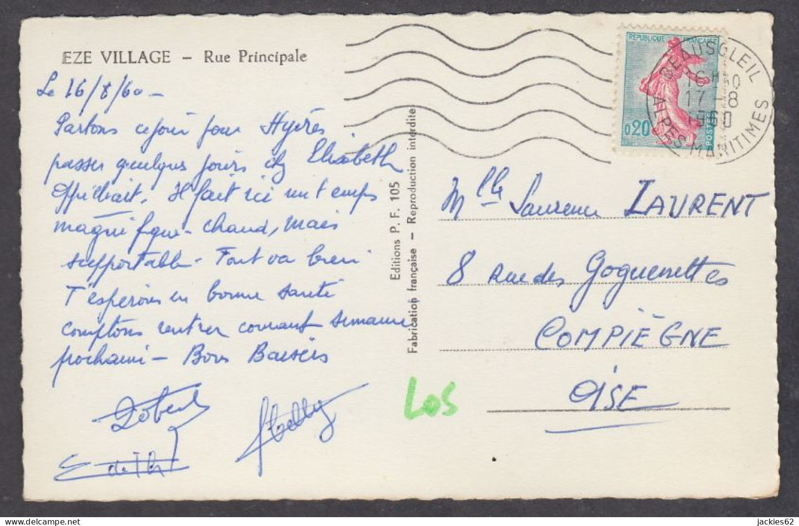 121417/ EZE, Rue Principale - Eze