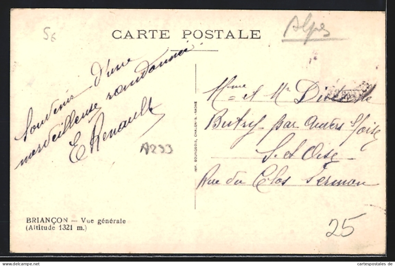 CPA Briancon, Vue Générale - Briancon