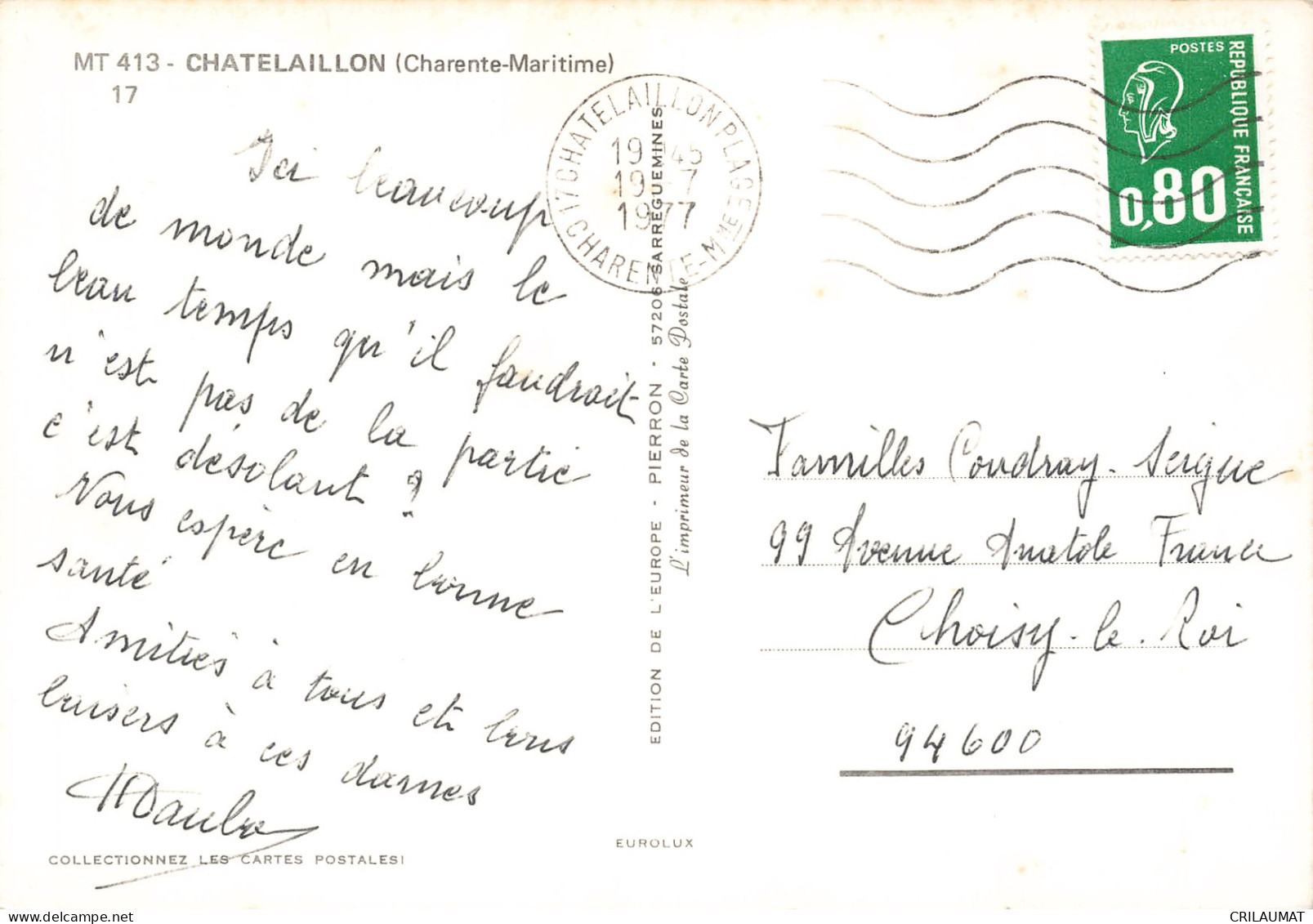 17 CHATELAILLON - Châtelaillon-Plage