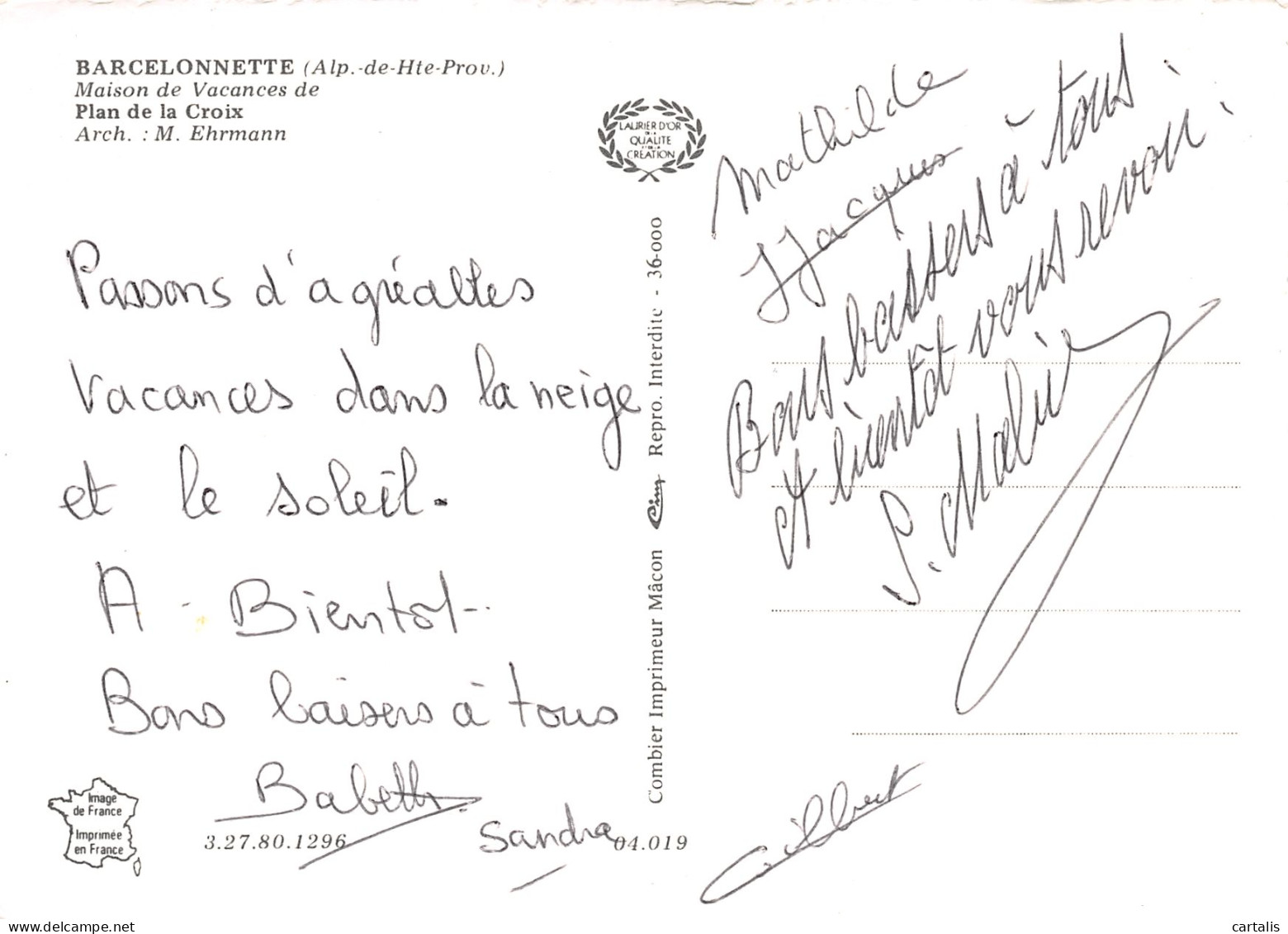 04-BARCELONNETTE-N°3708-C/0051 - Barcelonnette