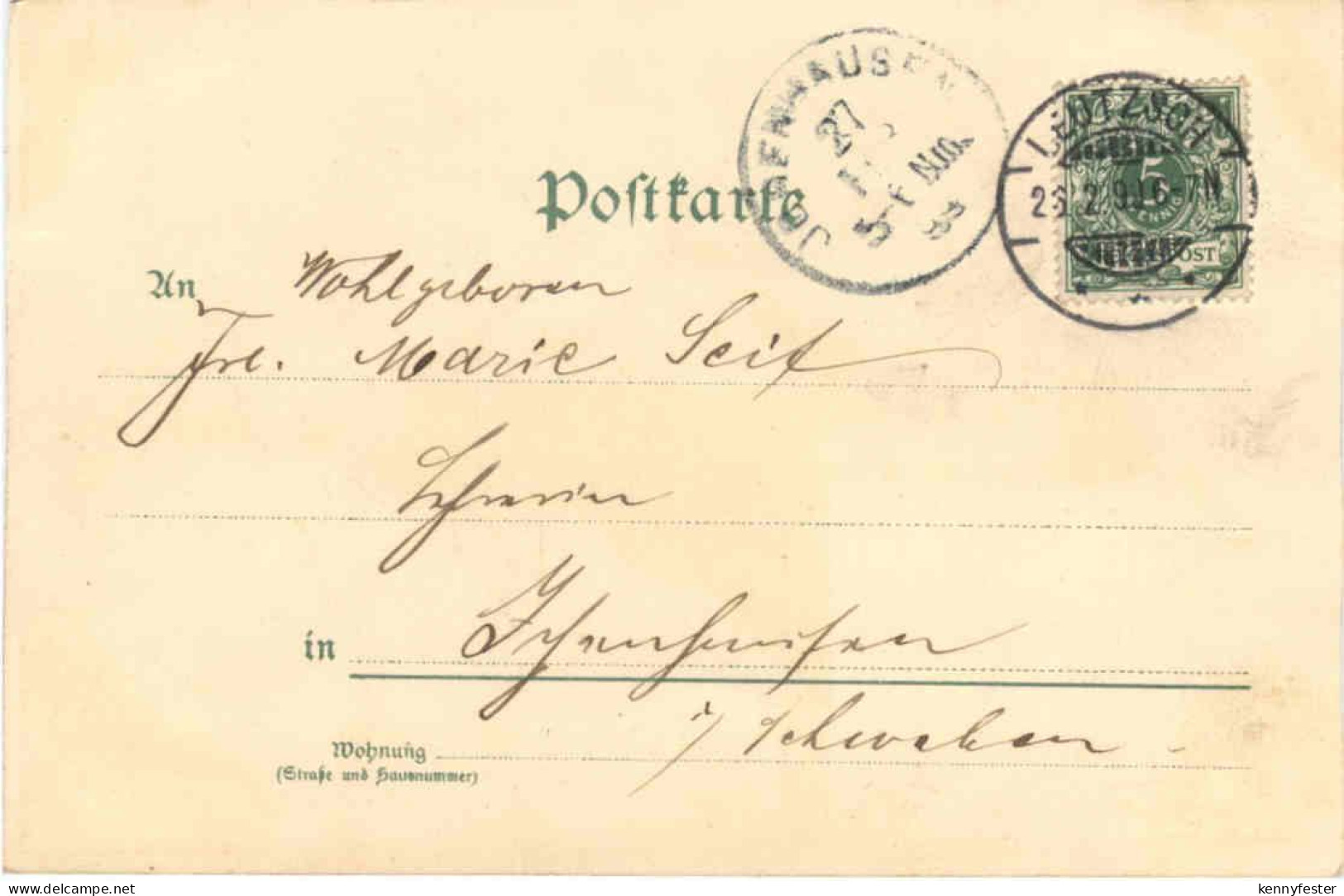 Leutzsch - Kirche - Litho - Leipzig - Leipzig