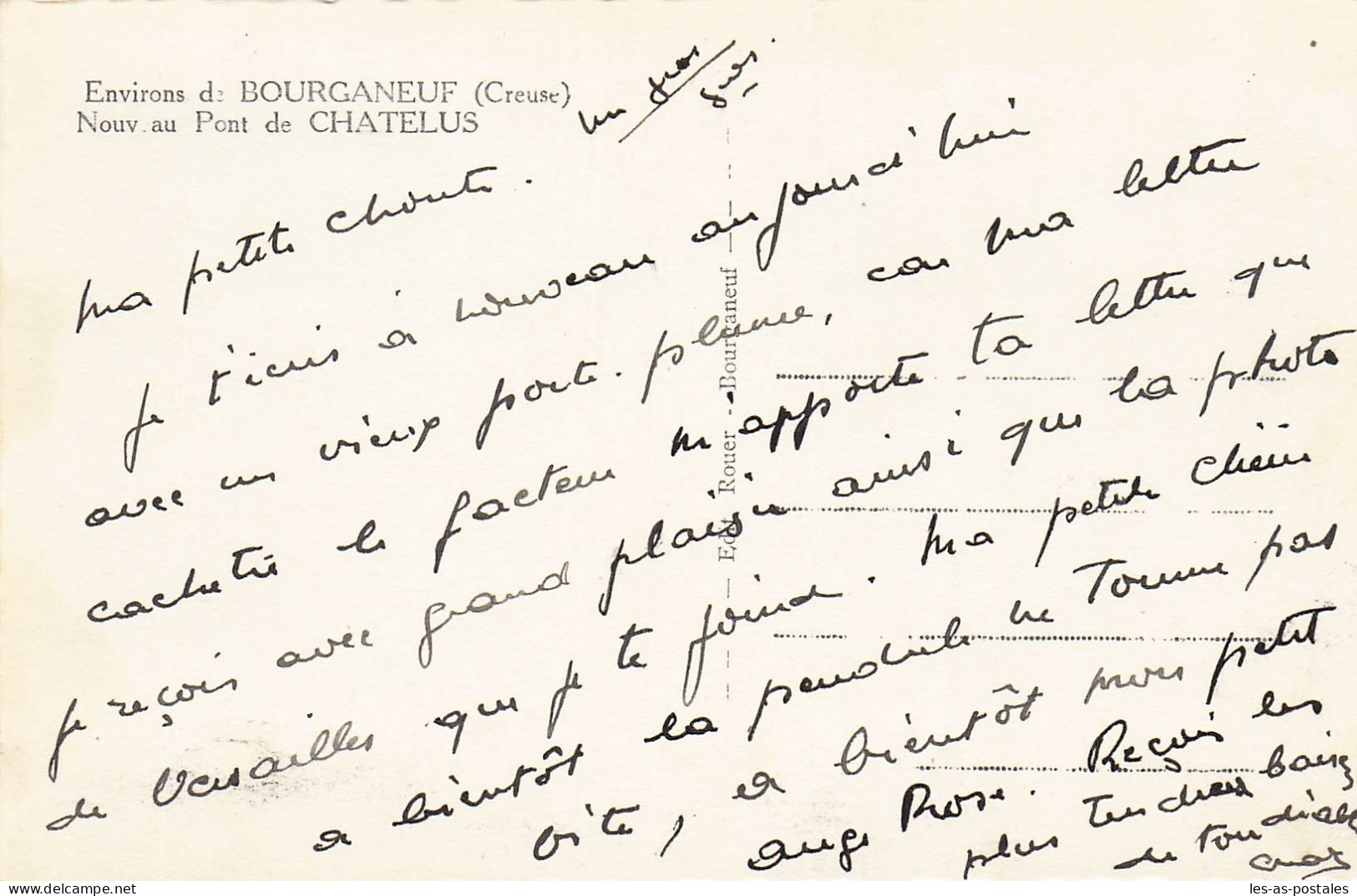 23 BOURGANEUF PONT DE CHATELUS - Bourganeuf