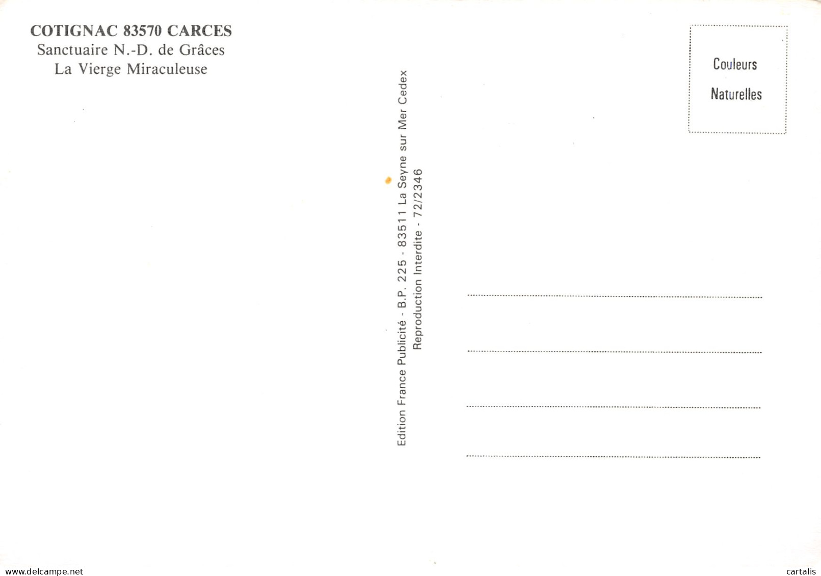 83-COTIGNAC-N°3733-D/0203 - Cotignac