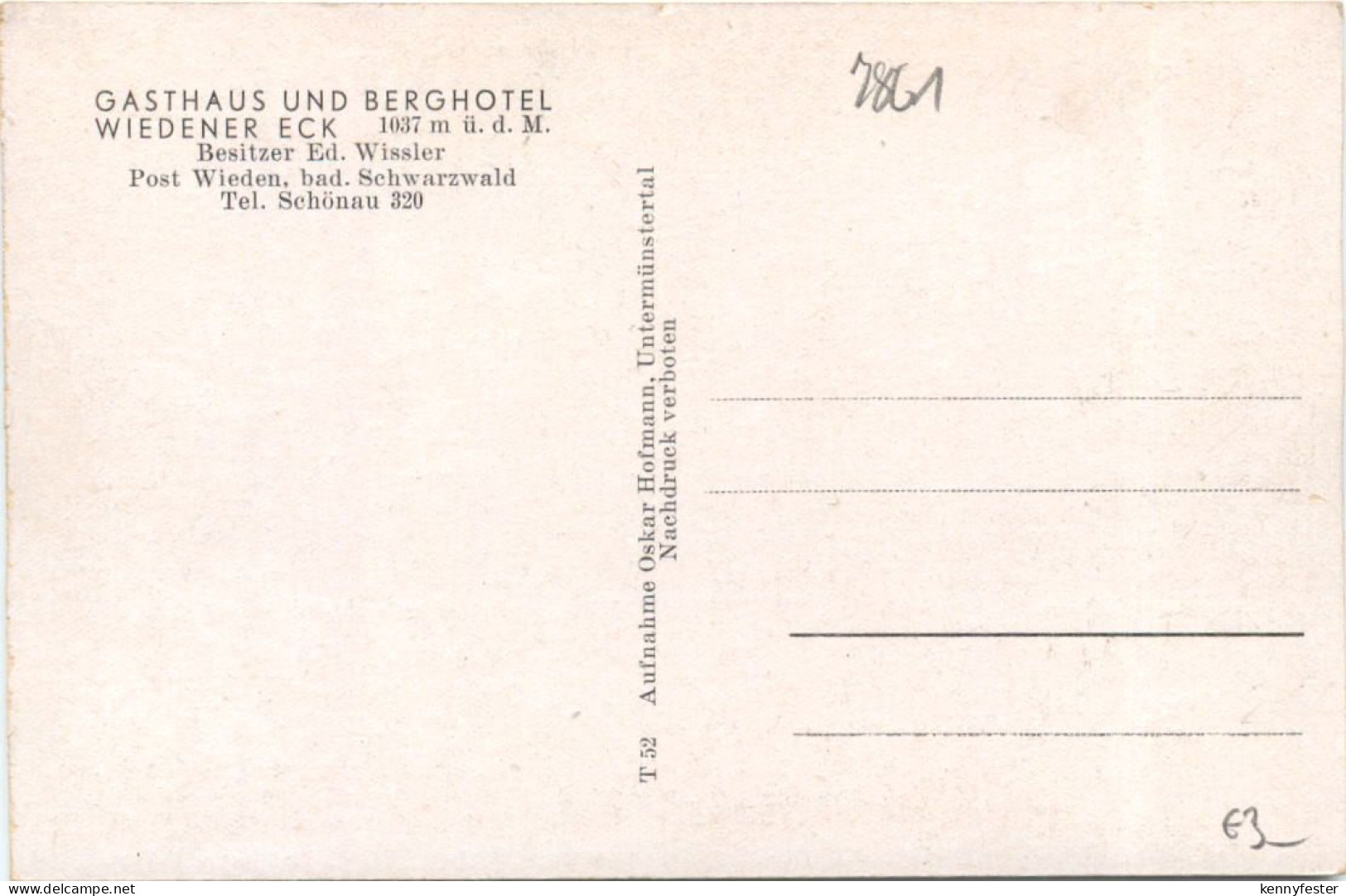 Wiedener Eck Schwarzwald - Lörrach