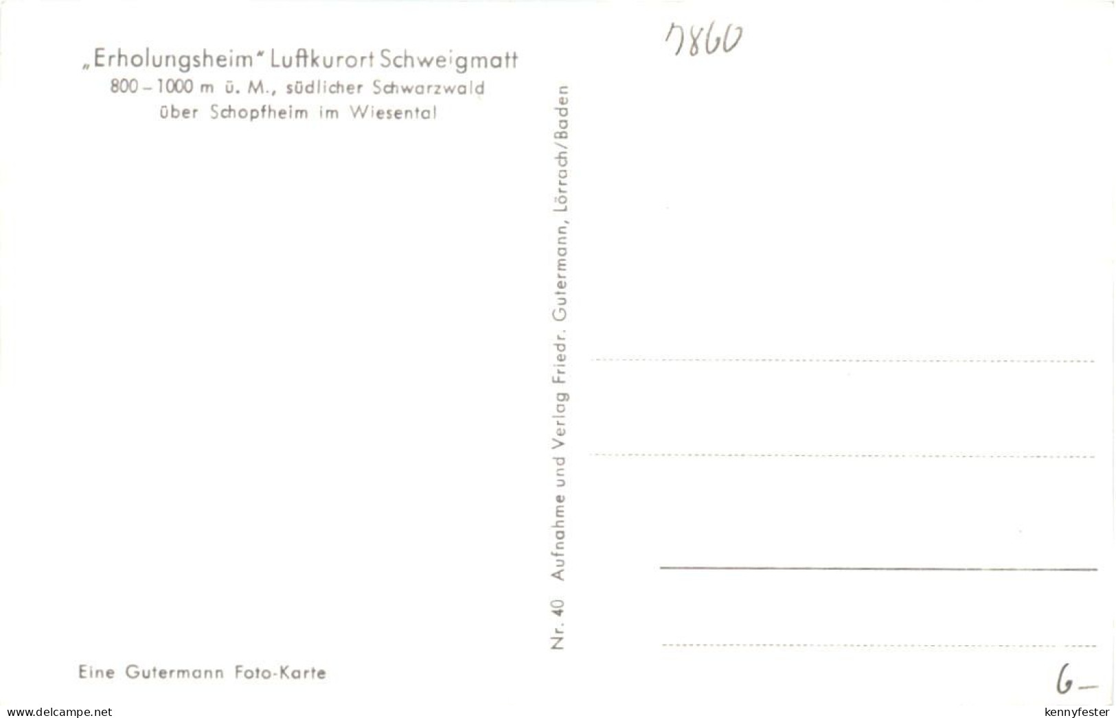 Schweigmatt - Schopfheim