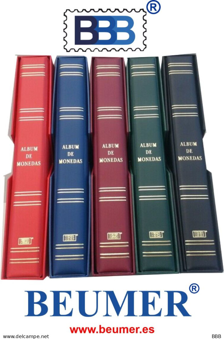 Lot de 100 pages album monnaies 250x320mm (pour 20 étuis) - Fab. Europe (Non Chine) - LIVRAISON GRATUITE INPOST