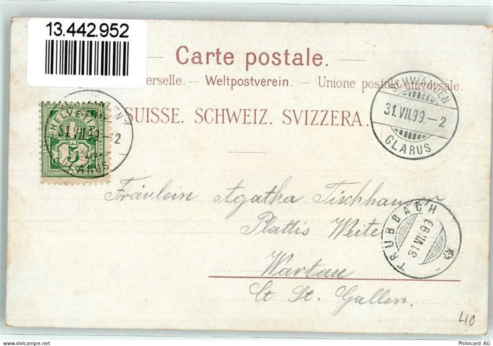 Ansichtskarte - 13442952 - Glarus Nord
