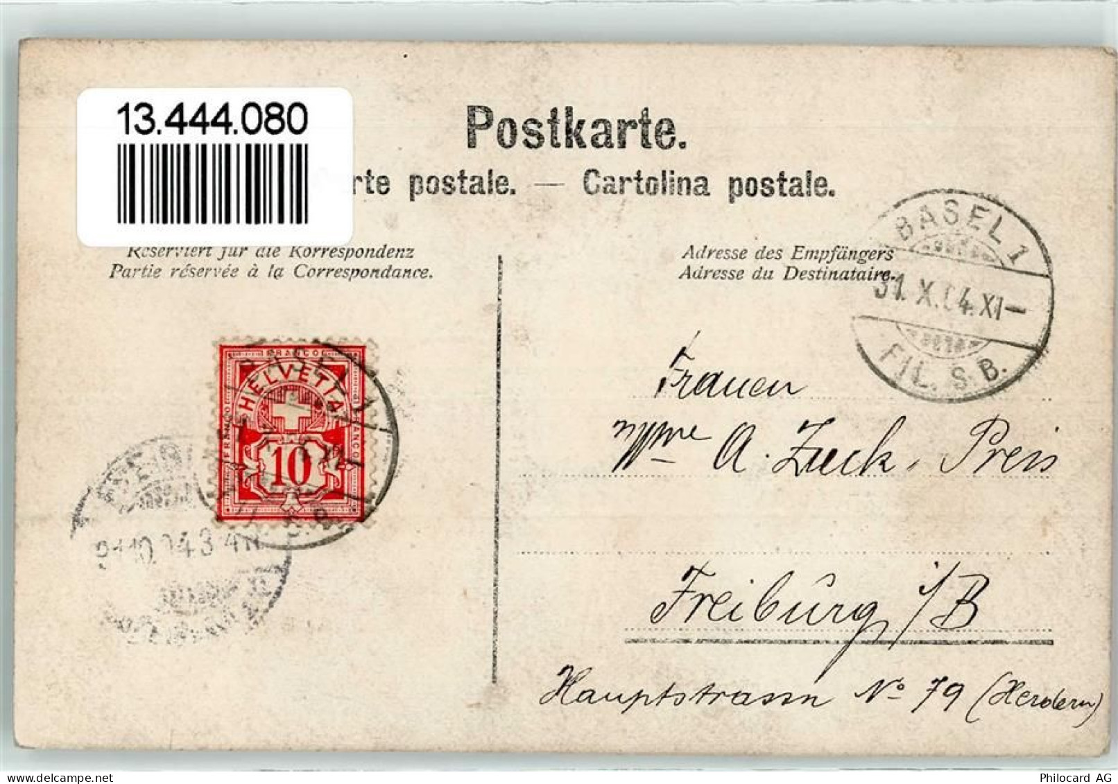 Ansichtskarte - 13444080 - Basel