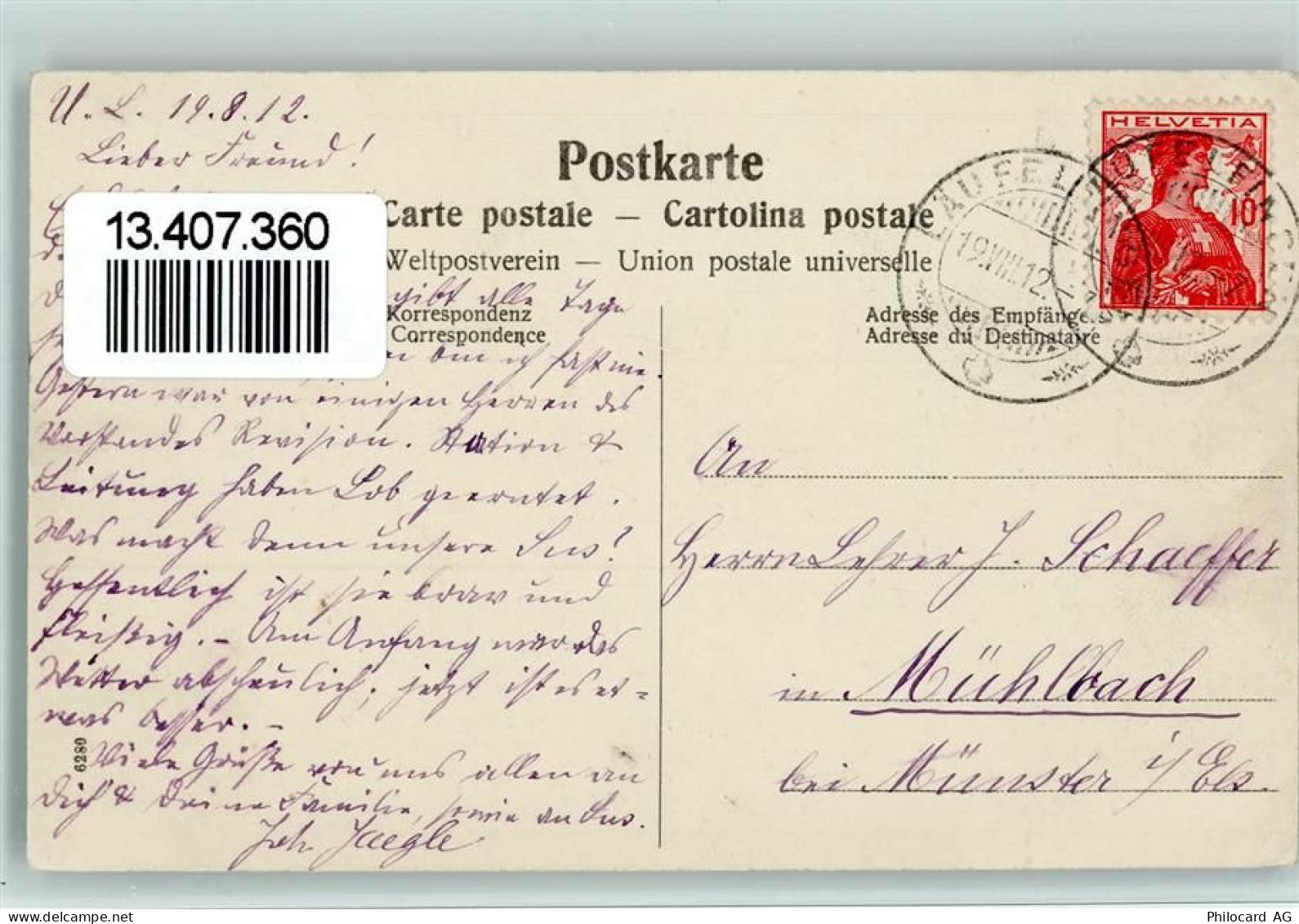 Ansichtskarte - 13407360 - Eptingen