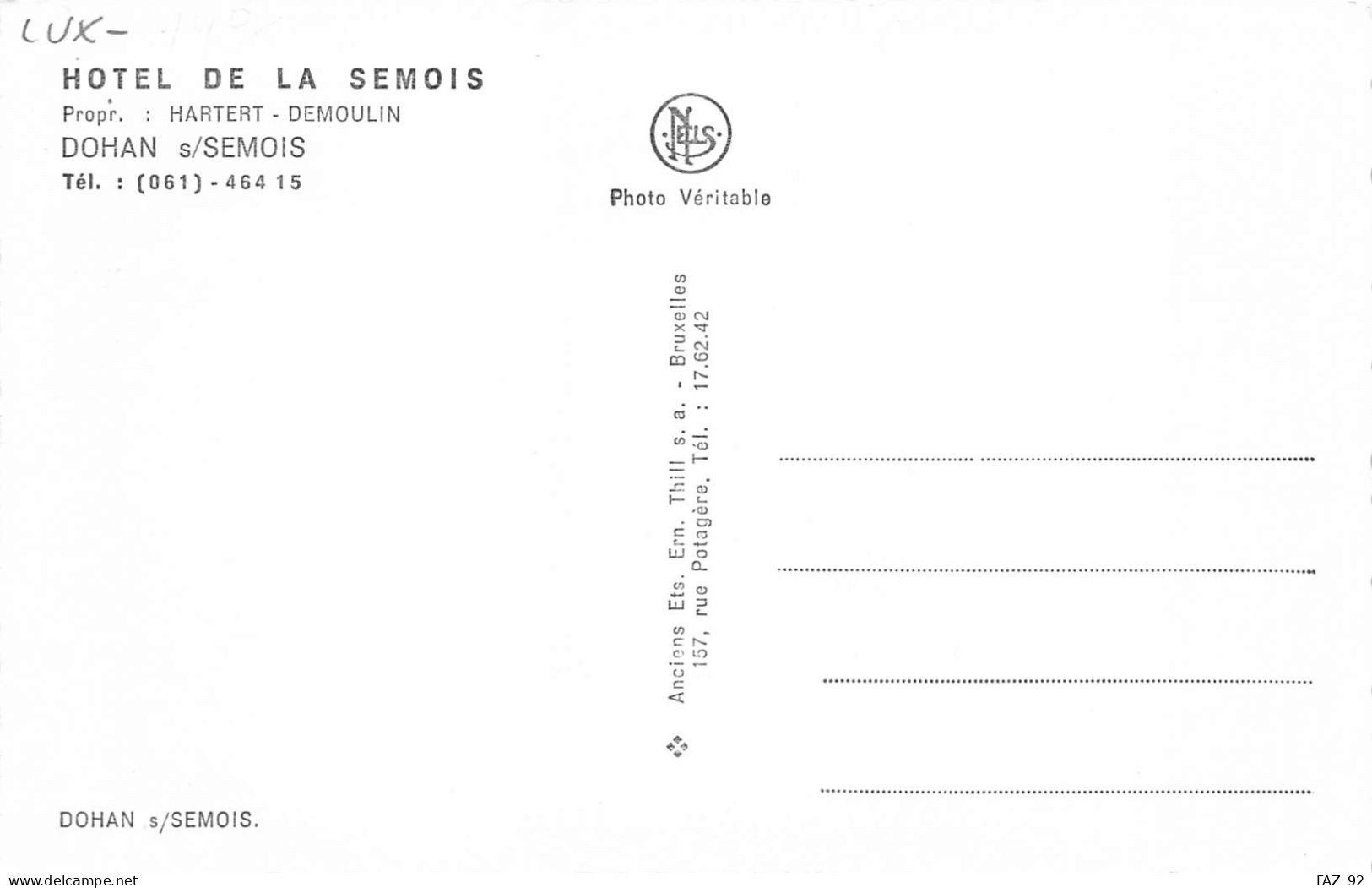 Dohan S/Semois - Bouillon