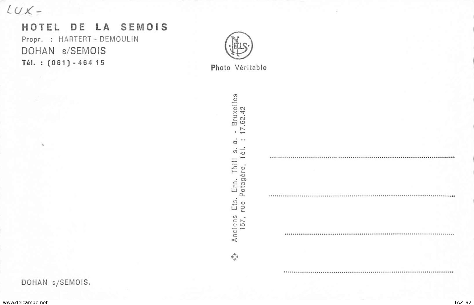 Dohan S/Semois - Bouillon