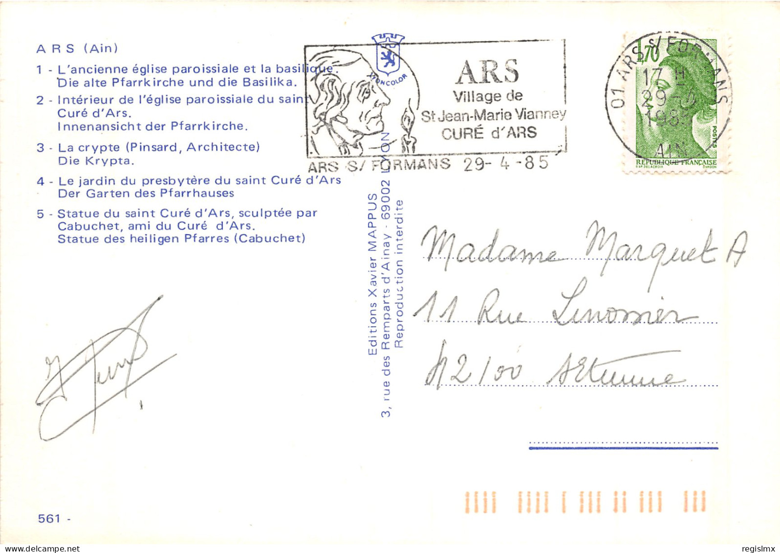 01-ARS-N°2005-D/0059 - Ars-sur-Formans